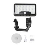 YCHUCH Energia Efficiente Solare Luci LED Sensori di Movimento Illuminazione Esterna Regolabile Patio Recinzione Lampada Facile da Installazione Luci Solari Recinzione