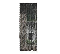 YCHUCH Oversize Lace Window Curtain Light Diffusore Pannello Con Delicati Fiori Bordi Dettaglio 183x183cm/100x200cm Velato Pizzo Tende Modello Fiore
