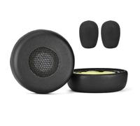 YCHUCH Paraorecchie in pelle proteica per cuffie Evolve 75 + / UC / 75MS, con morbide spugne, cuscinetti auricolari con microfono di ricambio