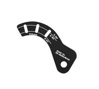 YCHUCH Piastra deragliatore regolabile per bici da strada di precisione per trasmissione elettronica a 12 velocità, garantisce un cambio fluido e una piastra di regolazione del deragliatore di