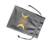 YCHUCH Sacchetto di immagazzinaggio dei tarocchi della flanella del gioco da tavolo della carta del gioco coulisse borsa oracoli carta rune borsa da viaggio sacchetti gioielli, Ztd13