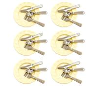 YCHUCH Set di posate realistiche in miniatura per casa delle bambole in scala 1/12 utensili modello statuetta per scena della cucina mobili paesaggistici set di piatti in miniatura forchetta cucchiaio