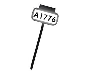 YCHUCH Targhe solari all'aperto dell'indirizzo con i pali a terra e struttura di plastica del supporto della parete adatte a varie condizioni meteorologiche che accendono la soluzione