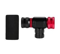 YCHUCH Testa di gonfiaggio CO2 per pneumatici di biciclette, pompe di ricambio per pneumatici a CO2, con manicotto isolato, facile da usare, gonfiatore per pneumatici da bici