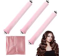 YCHYAN 3 Pezzi Heatless Hair Curler, Agganciato Arricciacapelli Senza Calore, Bigodini Morbidi per Dormire, Adatto a Tutti i Tipi di Bigodino per Boccoli, Tubo Ricci Senza Calore Durante la Notte