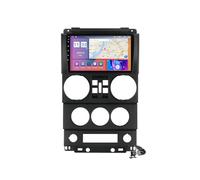 YCJB Android 12.0 Autoradio 2 DIN Stereo per J-eep Wrangler JK Rubicon 2007-2010 GPS Navi 9 Pollici Cartablet Lettore Multimediale FM BT Receiver con 4G 5G WiFi DSP SWC Carplay,4 Doors,M6 PRO Plus3
