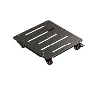 YCKEGEW Supporto in Acciaio con Ruote, Carrello Mobile per Pallet Sottovaso con Ruote per Vasi da Fiori, Carrello Grande con Ruote Vassoio per Vasi da Fiori da Interno Ed Esterno(Black,30x30cm)