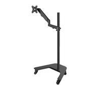 YCLiyaoEu202511 Braccio per monitor Supporto da pavimento for monitor singolo for schermi piatti/curvi 17"-32" fino a 19,8 libbre Supporto per monitor