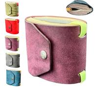 YCLYXY The Cash Wrap Wallet, Fast Cash Access Money Holder for Cash, Small Compact Luxury Pocket Wallet, Handy Purse with Magnetic Clasp(Purple)