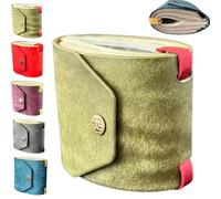 YCLYXY The Cash Wrap Wallet, Fast Cash Access Money Holder for Cash, Small Compact Luxury Pocket Wallet, Handy Purse with Magnetic Clasp(Green)