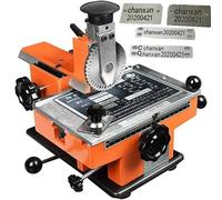 YCNLYSSR Marcatura di targhette per cani, punzonatura a matrice di punti, stampante per stampaggio di metalli, macchina semiautomatica per marcatura di targhette in metallo (3 mm)