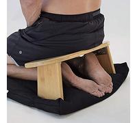 YCNLYSSR Panca da Meditazione Pieghevole ergonomica in bambù - Sedia da Meditazione Pieghevole - Ideale per Meditazione Vipassana e trascendentale - Borsa Inclusa