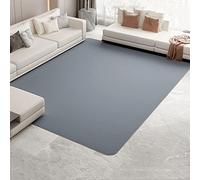 YCNLYSSR Tappetini riscaldati - Tappeti riscaldati con Texture in Pelle 3D, Tappeto Grigio Resistente allo Sporco, Tappetino riscaldante Impermeabile, per Soggiorno, Camera da Letto, 150x250 cm