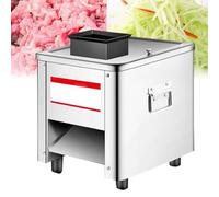 YCNLYSSR Trancheuse électrique électrique pour viande - Découpe automatique de viande fraîche de 2,5 à 21 mm pour Poitrine de poulet désossée, porc et légumes tendres