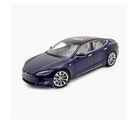 YCNXEB 1 18 Per Esposizione Di Souvenir Collezione Souvenir Giocattolo Boutique Modello Auto Di Simulazione In Lega Di Tesla Mini Modello Veicolo(Blu)