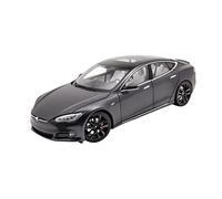 YCNXEB 1 18 Per Esposizione Di Souvenir Collezione Souvenir Giocattolo Boutique Modello Auto Di Simulazione In Lega Di Tesla Mini Modello Veicolo(Titanium)
