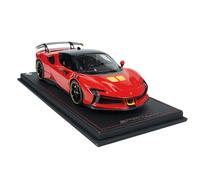 YCNXEB 1/18 per Ferrari SF90 XX Hardtop Supercar Red FEO41B Modello di Auto in Resina Giocattolo Kit Regalo Ornamento Collezione Mini Modello Veicolo