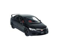 YCNXEB 1/18 per Honda Civic Type R FD2 Nero Lega Auto Modello Metallo Giocattolo Kit Regalo Decorazione Mini Modello Veicolo