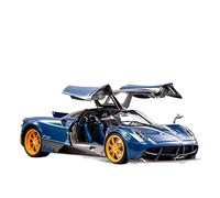 YCNXEB 1 18 Per Huayra Dinastia Edizione Limitata Della Collezione Di Ornamenti Modelli Di Auto In Lega Di Fibra Carbonio Blu Mini Modello Veicolo