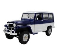 YCNXEB 1 18 Per Jeep 1955 Auto D'epoca Wagon Pressofuso In Lega Modello Da Collezione Display Giocattolo Regalo Mini Modello Veicolo(A)