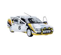 YCNXEB 1/18 PerRENAULT R21 Turbo GR.A 1991 Rally Car Modello in Lega Metallo Giocattolo Auto Kit Regalo Decorazione Mini Modello Veicolo
