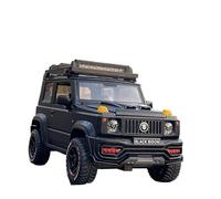 YCNXEB 1:18 Suzuki Jimny Modello Auto Lega Fuoristrada Simulazione Suono E Luce Modello di Auto Finito Scena di Festa Ragazzo Mini Modello Veicolo(Nero)