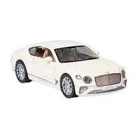 YCNXEB 1 24 for Continental GT Diecast Modello Di Auto In Lega Sound Light Boy Kid Gift Toy Collection Ornamenti Decorativi Mini Modello Veicolo(White)