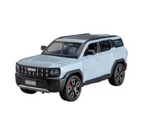 YCNXEB 1:24 per Haval X-Dog SUV Veicoli Fuoristrada in Metallo Modello di Auto Simulazione di Suoni E Luci Collezione Regali Mini Modello Veicolo(Blu)