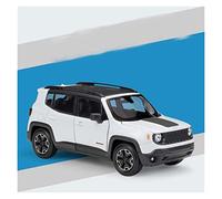 YCNXEB 1 24 Per Modello Di Auto Pressofuso In Lega Di Zinco Renegade Trailhawk SUV Come Regalo Di Capodanno Per Adulti Mini Modello Veicolo(White)
