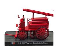 YCNXEB 1/43 Francia 1897 per Fourgon Depart ATTELE France Modello di Simulazione Giocattolo Auto Antincendio Mini Modello Veicolo