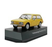 YCNXEB 1:43 per La Collezione di Modellini di Auto Giocattolo in Lega Gialla Volkswagen Brasilia 1974 Mini Modello Veicolo