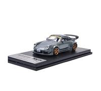 YCNXEB 1 64 For Porsche RWB 930 Wide Body Versione Modificata 911 High Tail Cemento Grigio Simulazione Modello Di Auto In Lega Artigianato Mini Modello Veicolo(Taglia unica)