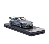 YCNXEB 1 64 For Porsche RWB 930 Wide Body Versione Modificata 911 High Tail Cemento Grigio Simulazione Modello Di Auto In Lega Artigianato Mini Modello Veicolo(2)