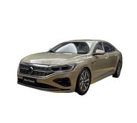 YCNXEB 18 per Volkswagen Nuova Passat 2022 Decorazione per Veicoli in Metallo Collezione Regalo Mini Modello Veicolo(Beige)