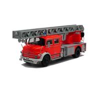 YCNXEB Kit Modello Veicolo di Soccorso in Lega 1/43 per Mercedes L1519 Ladder Truck German Fire Truck Die-Cast Toy Car Mini Modello Veicolo