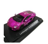 YCNXEB Modelli di Auto in Lega Lamborghini LP700-4 Evontado in Scala 1/64, Prodotto Finito da Collezione Mini Modello Veicolo(Purple)