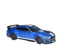 YCNXEB Modellini in Metallo Auto 1 18 2020 Ford Mustang Shelby GT500 Modello in Lega Pressofusa Collezione Auto Espositiva Regalo Mini Modello Veicolo(Blue 1)