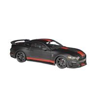 YCNXEB Modellini in Metallo Auto 1 18 2020 Ford Mustang Shelby GT500 Modello in Lega Pressofusa Collezione Auto Espositiva Regalo Mini Modello Veicolo(Black 2)
