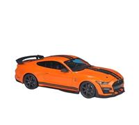 YCNXEB Modellini in Metallo Auto 1 18 2020 Ford Mustang Shelby GT500 Modello in Lega Pressofusa Collezione Auto Espositiva Regalo Mini Modello Veicolo(Arancia)