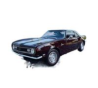 YCNXEB Modellini in Metallo Auto 1 18 for Chevrolet Camaro Z/28 1968 Simulazione Lega Modello di Auto retrò Ornamenti Decorazione Auto d'Epoca Mini Modello Veicolo(A)