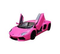 YCNXEB Modellini in Metallo Auto 1 18 Lamborghini LP700 Modello di Auto in Lega Simulazione velocità E Passione Modello di Pressofusione Ornamento Viola Mini Modello Veicolo