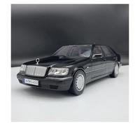 YCNXEB Modellini in Metallo Auto 1 18 per 1990 S600 W140 Tiger Head Benz Modello di Auto in Lega Modello Auto Classica Collezione di Modelli Pressofusi Mini Modello Veicolo