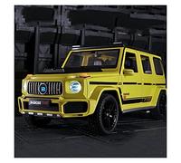 YCNXEB Modellini in Metallo Auto 1 18 per Benz G700 Lega Modello di Auto Fuoristrada Diecast Tirare Indietro Simulazione di Veicoli Regali di Raccolta Ornamenti Mini Modello Veicolo(Yellow)