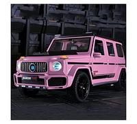 YCNXEB Modellini in Metallo Auto 1 18 per Benz G700 Lega Modello di Auto Fuoristrada Diecast Tirare Indietro Simulazione di Veicoli Regali di Raccolta Ornamenti Mini Modello Veicolo(Rosa)