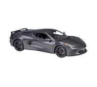 YCNXEB Modellini in Metallo Auto 1 18 per Corvette Stingray 2020 Coupe Simulazione Diecast Car Lega Metallo Modello di Auto Giocattoli Regali di Raccolta Mini Modello Veicolo(Gray)