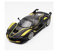YCNXEB Modellini in Metallo Auto 1 18 per Ferrari FXXK Nero No 44 Pressofusione in Lega Modello Statico Auto Artigianato Collezione Display Uomini Regalo Mini Modello Veicolo