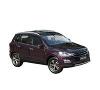YCNXEB Modellini in Metallo Auto 1:18 per La Collezione di Veicoli Fuoristrada Zotye Damai X5 SUV in Lega Regalo per Amici E Parenti Mini Modello Veicolo(Rosso)