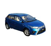 YCNXEB Modellini in Metallo Auto 1:18 per La Collezione Modellini di Veicoli Fuoristrada Toyota Yaris in Lega da Esposizione, Regalo per Amici E Parenti Mini Modello Veicolo(Blu)
