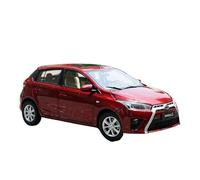 YCNXEB Modellini in Metallo Auto 1:18 per La Collezione Modellini di Veicoli Fuoristrada Toyota Yaris in Lega da Esposizione, Regalo per Amici E Parenti Mini Modello Veicolo(Rosso)