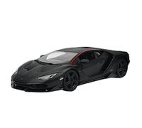 YCNXEB Modellini in Metallo Auto 1 18 per Lamborghini LP770-4 Alloy Super Sports Car Model Diecast Vehicle Simulation Collection Display Regalo Mini Modello Veicolo(Nero)